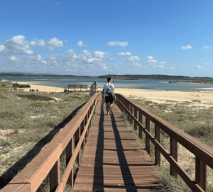 Pasarela playa de Santo André